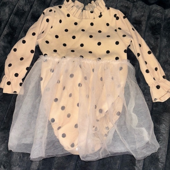 Other - Polka Dot Tulle Kids Romper Dress
